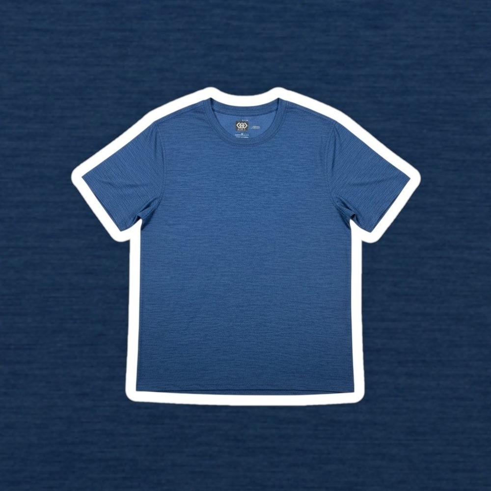 LEG3ND Breathe Multi Tee Mens XL Blue Heather Short Sleeve Performance T-Shirt